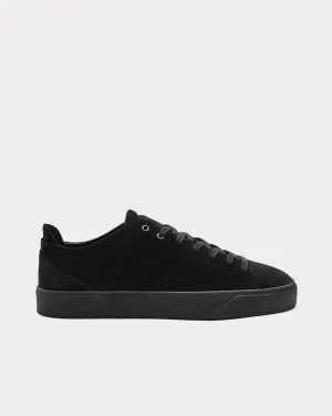 1A Samtschwarz Black Low Top Sneakers