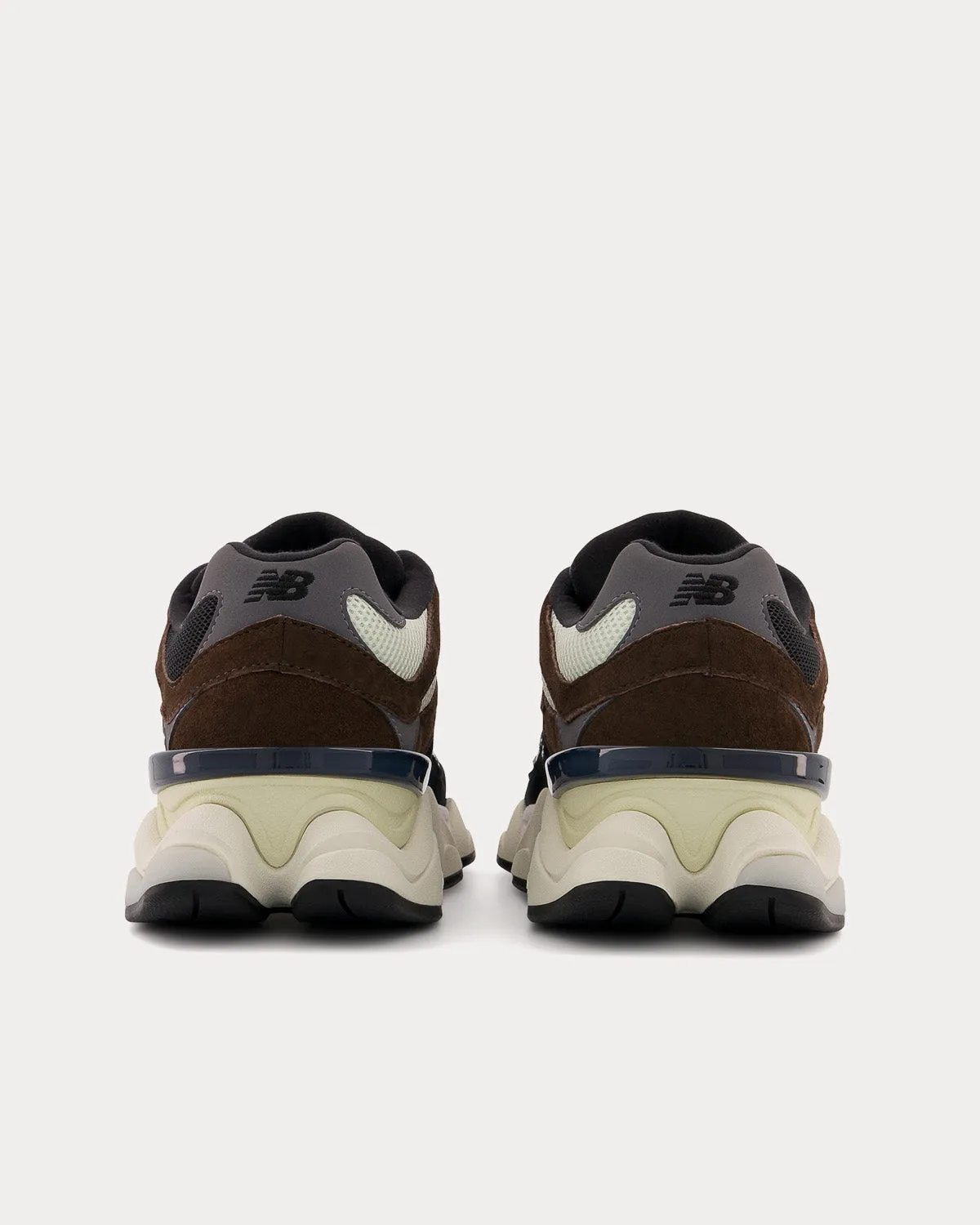 9060 Dark Brown Low Top Sneakers