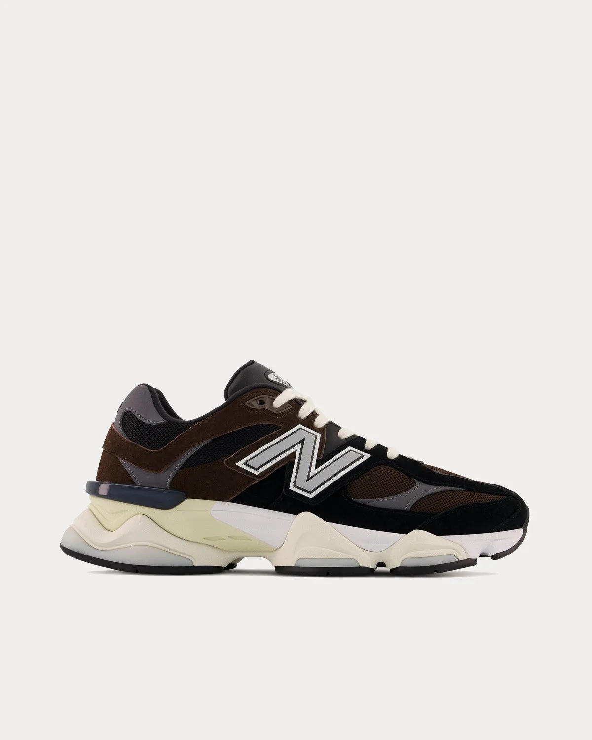 9060 Dark Brown Low Top Sneakers