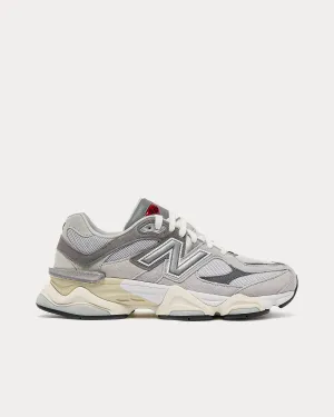 9060 Rain Cloud with Castlerock & White Low Top Sneakers