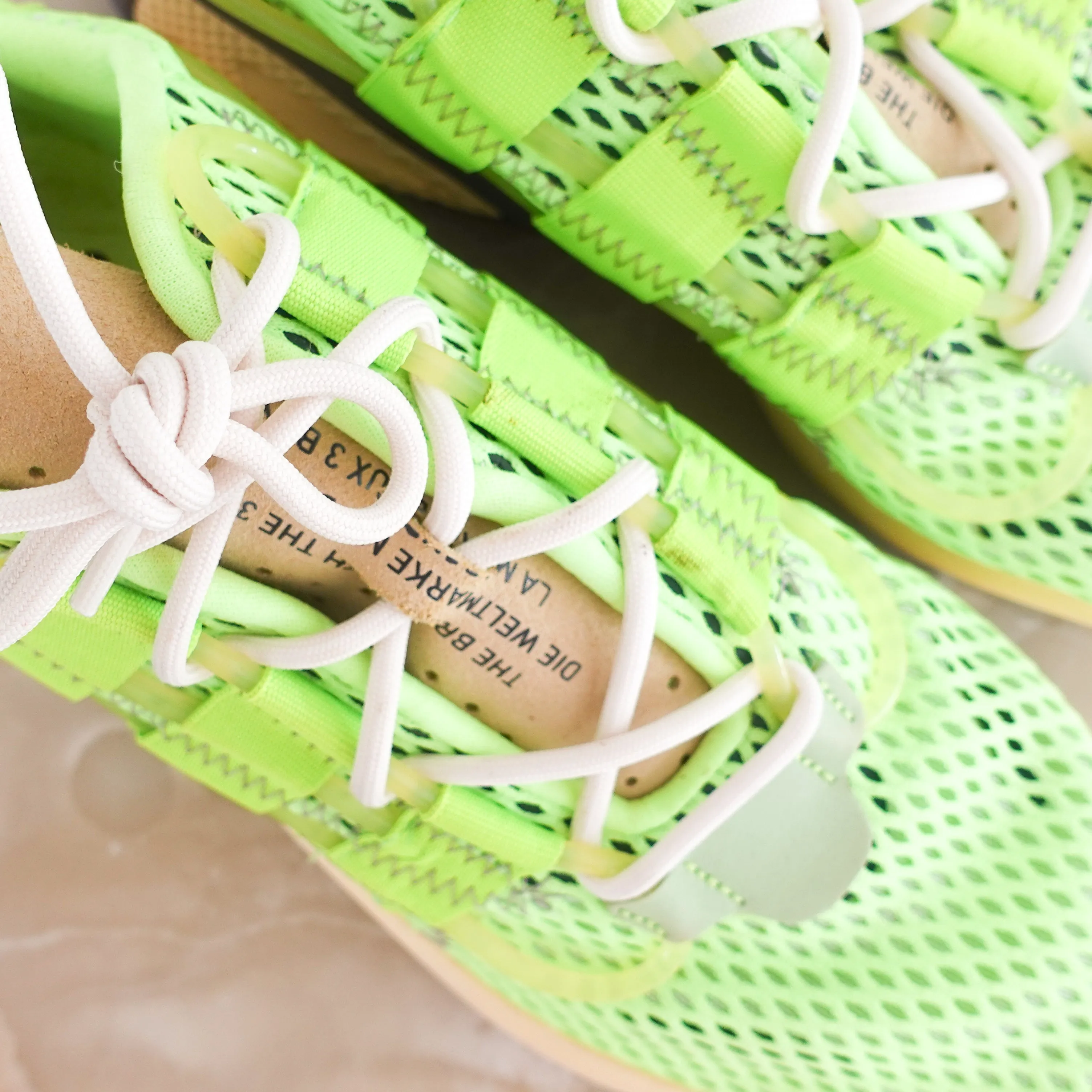 Adiprene neon net sneakers RRP £100
