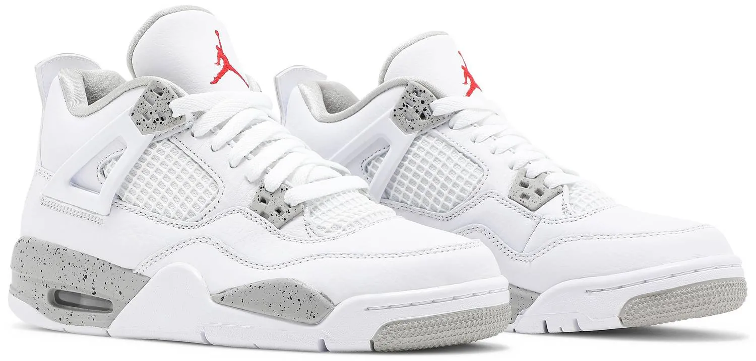 Air Jordan 4 Retro GS 'White Oreo'
