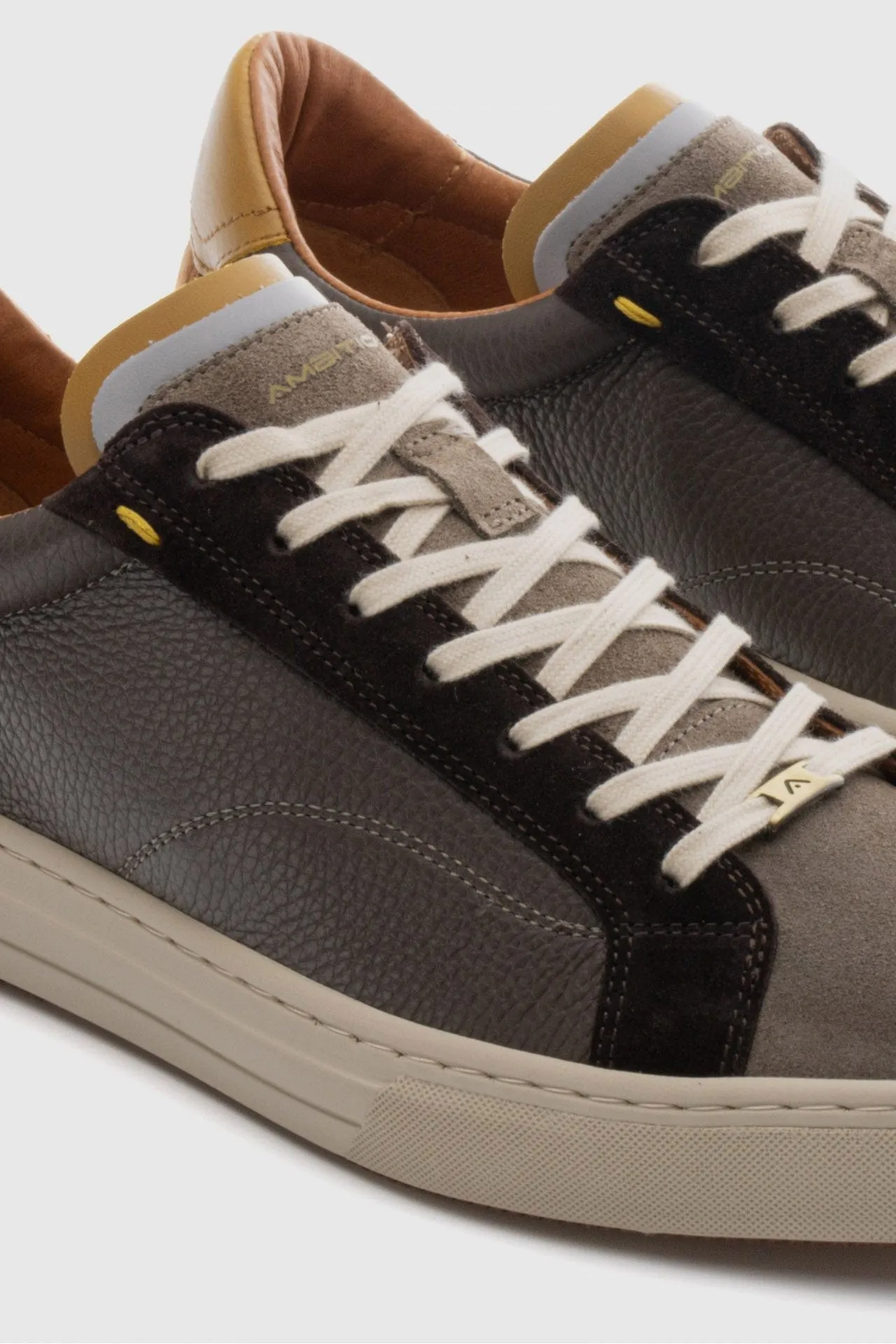 Anopolis Lace Up Trainers - Taupe/Brown