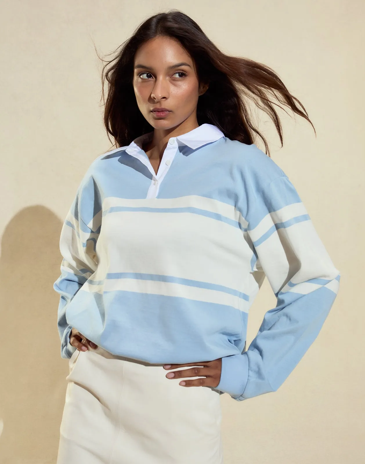 Ardie Striped Rugby Shirt