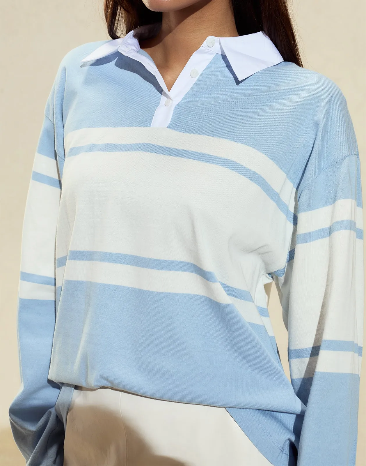 Ardie Striped Rugby Shirt