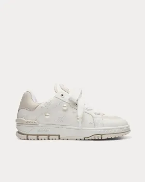 Area Haze Pearl White / Off White Low Top Sneakers