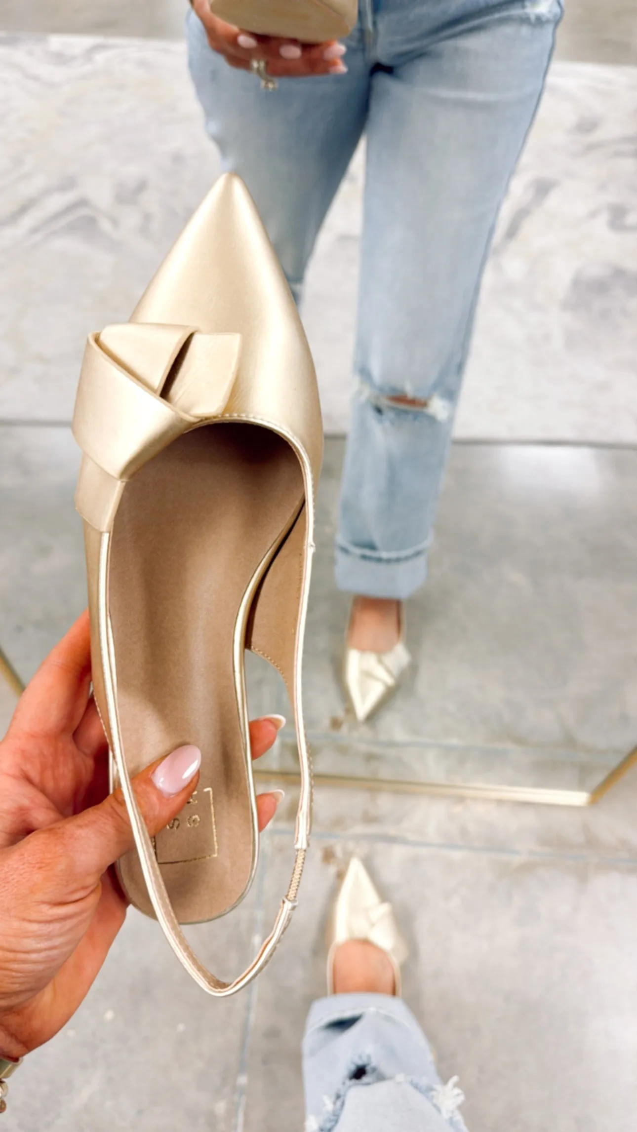 Audrey Flats- Gold