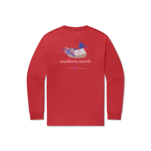 Authentic Heritage Tee - Mississippi State Flag - Long Sleeve