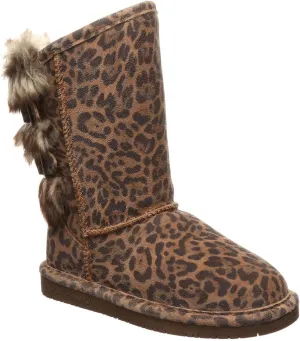 BEARPAW Youth Boshie Multiple Colors | Youth's Boot Classic Suede | Kid's Slip On Boot | Comfortable Winter Boot