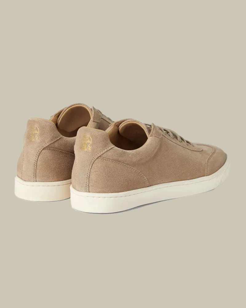 Beige Suede Sneakers