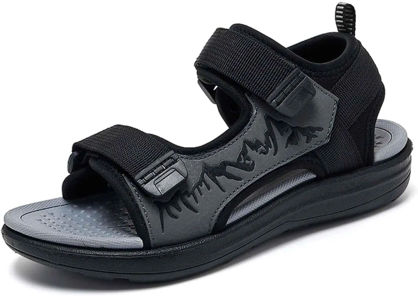 Big Kids Boy Sandals Open Toe Adjustable Arch Support Lightweight Comfort Barefoot Hiking Summer Sandals for Toddler Boys