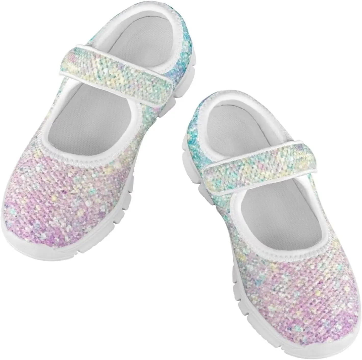 Binienty Little/Big Girl Mary Jane Flat Shoes Casual Slip On Ballet School Shoes Cozy Lightweight