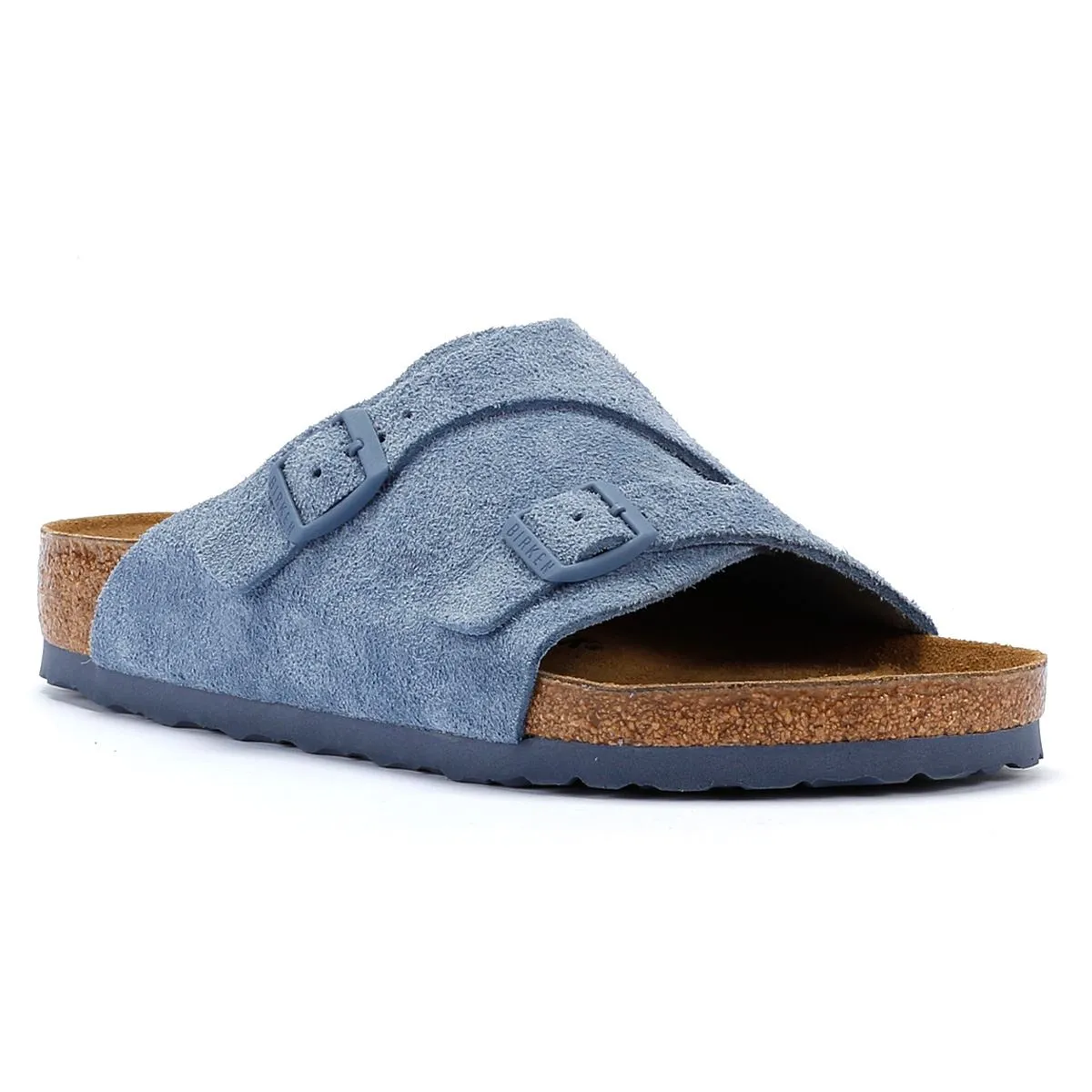 Birkenstock Zurich Suede Elemental Blue Sandals