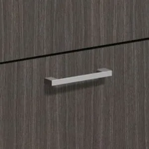 Bl Series Field Installed Arched Bridge Pull, Arch, 4.25 X 0.75 X 0.38, Polished Silver, 2/carton