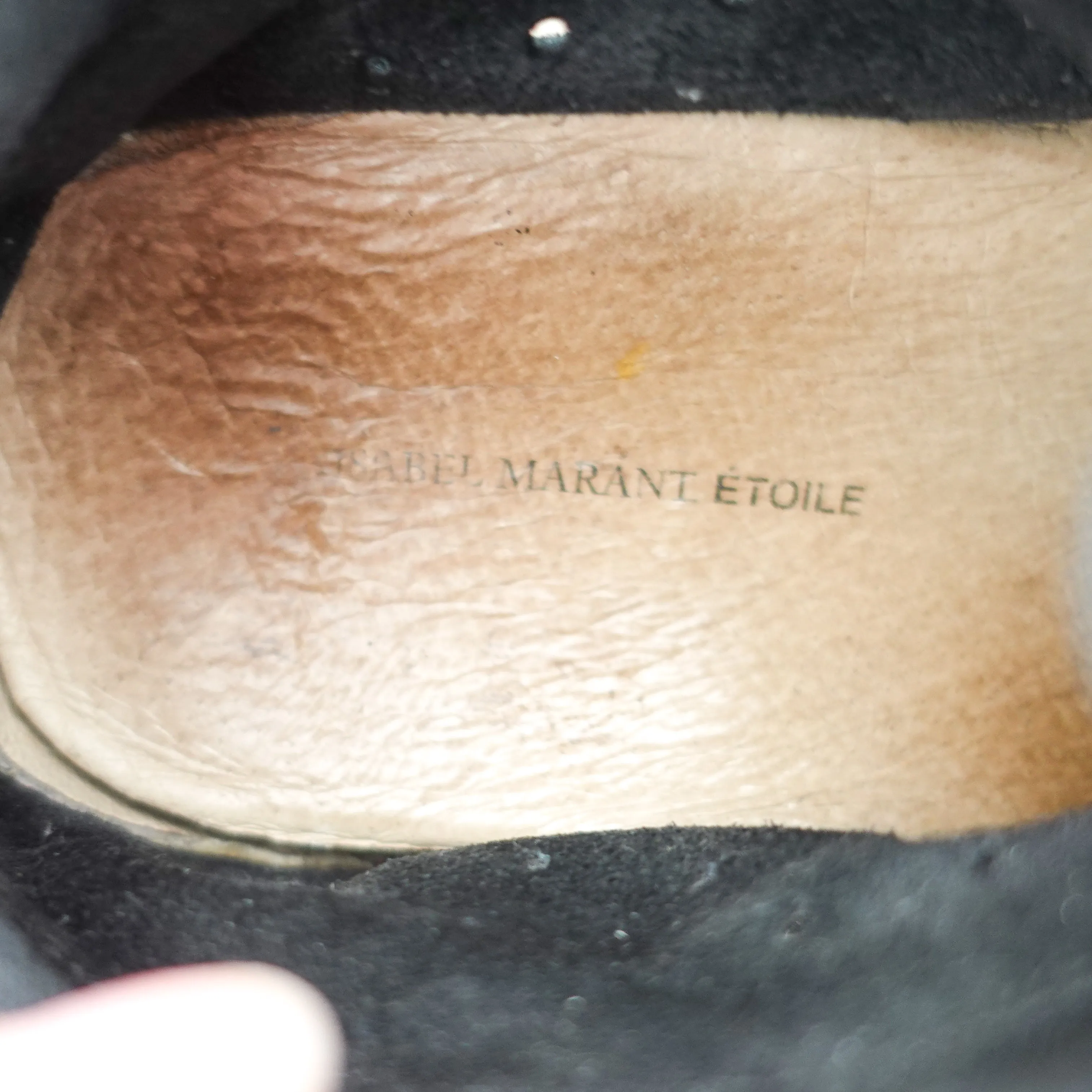 Black Bobby suede trainers RRP £400
