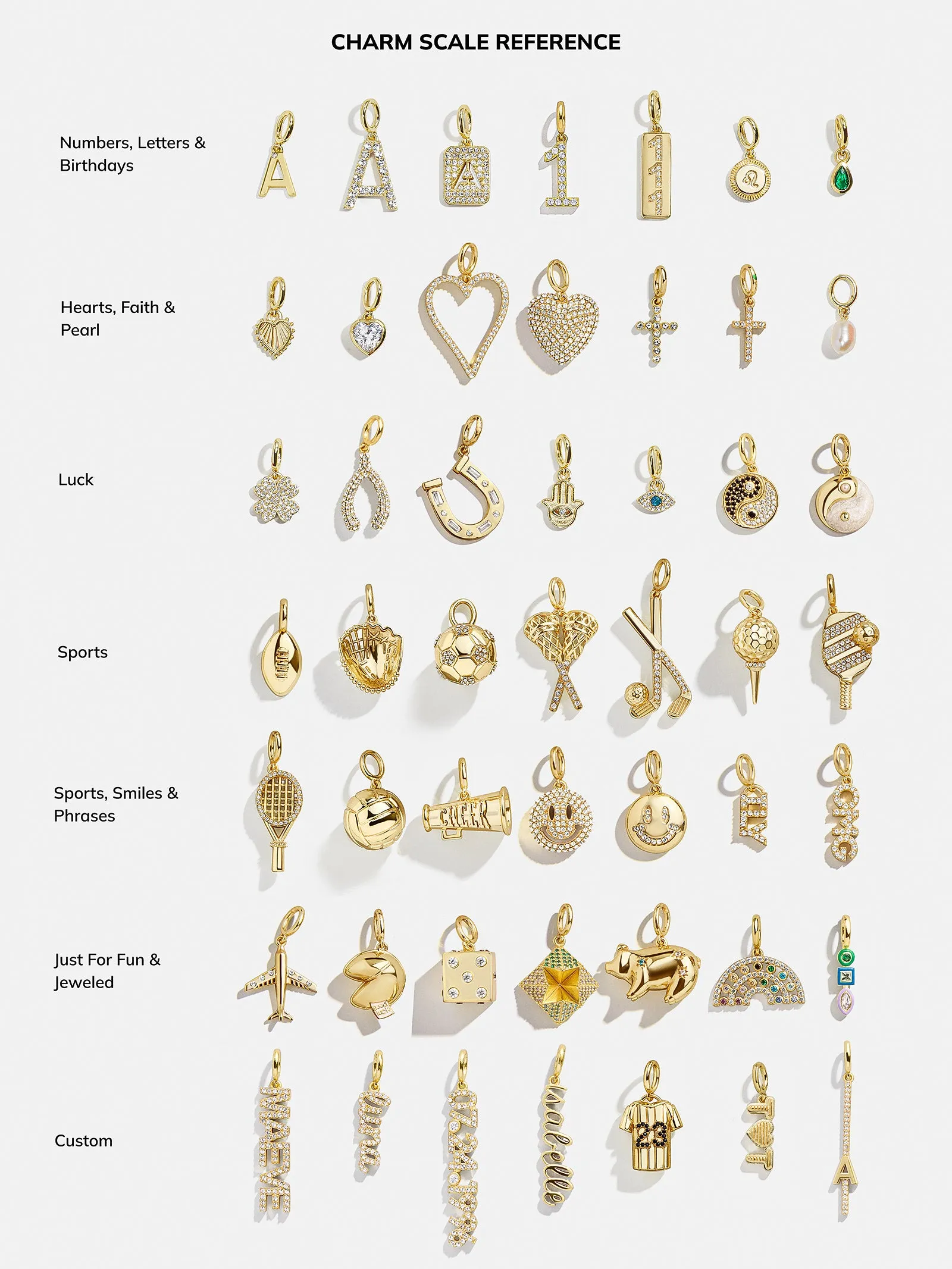 Block Pavé Initial Cluster Charm - K
