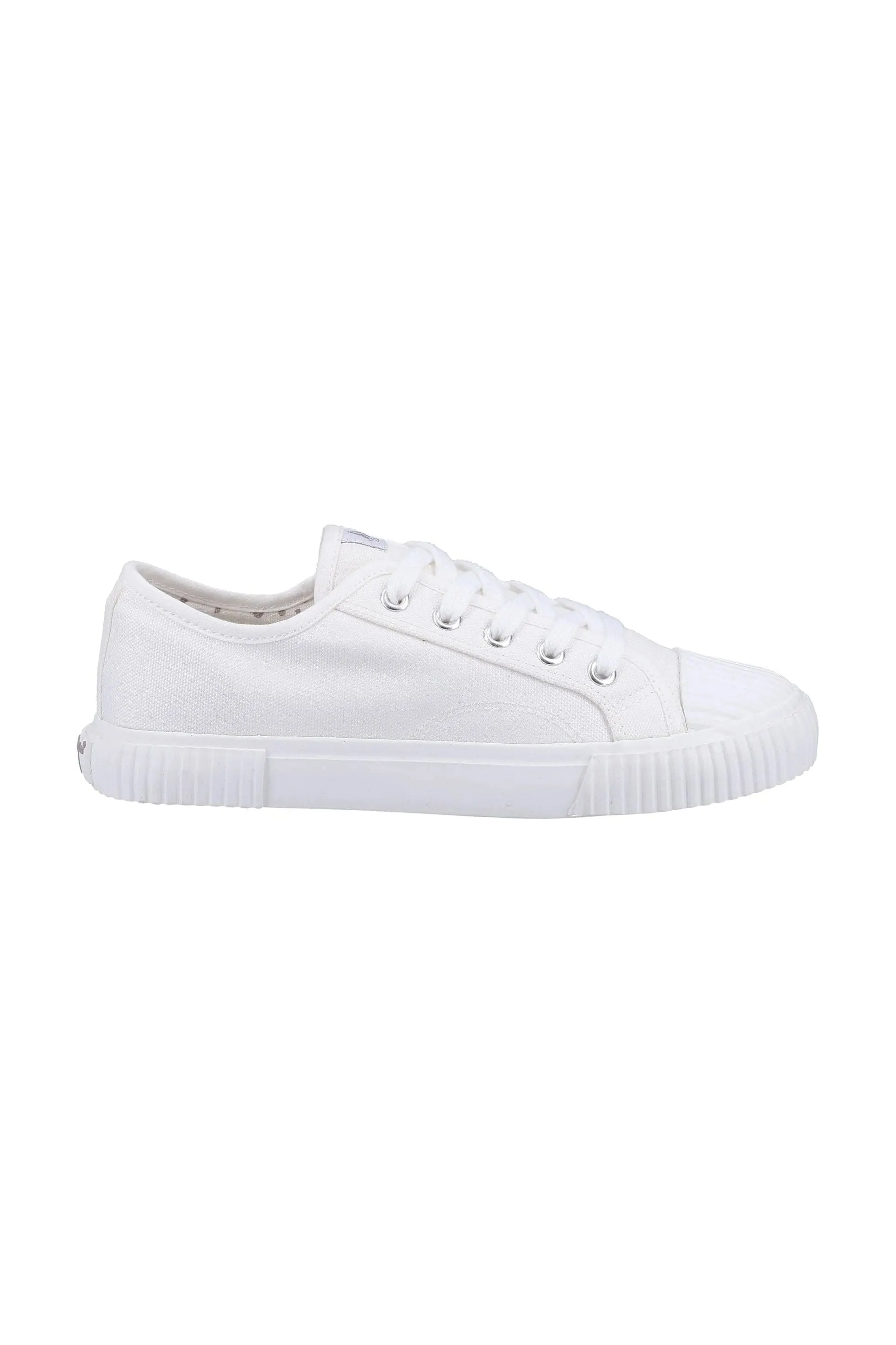Brooke Canvas Trainers - White