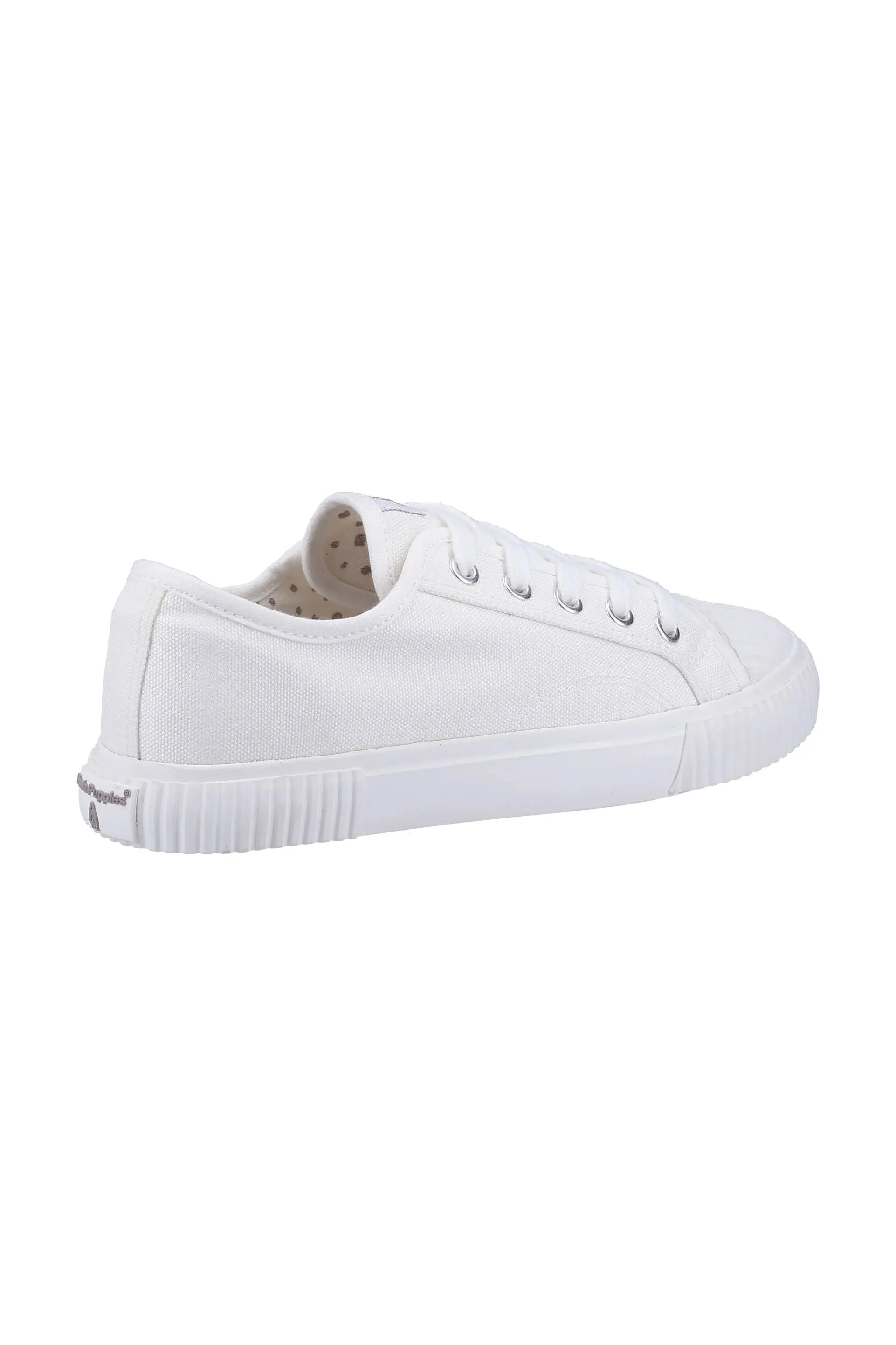 Brooke Canvas Trainers - White