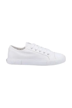 Brooke Canvas Trainers - White