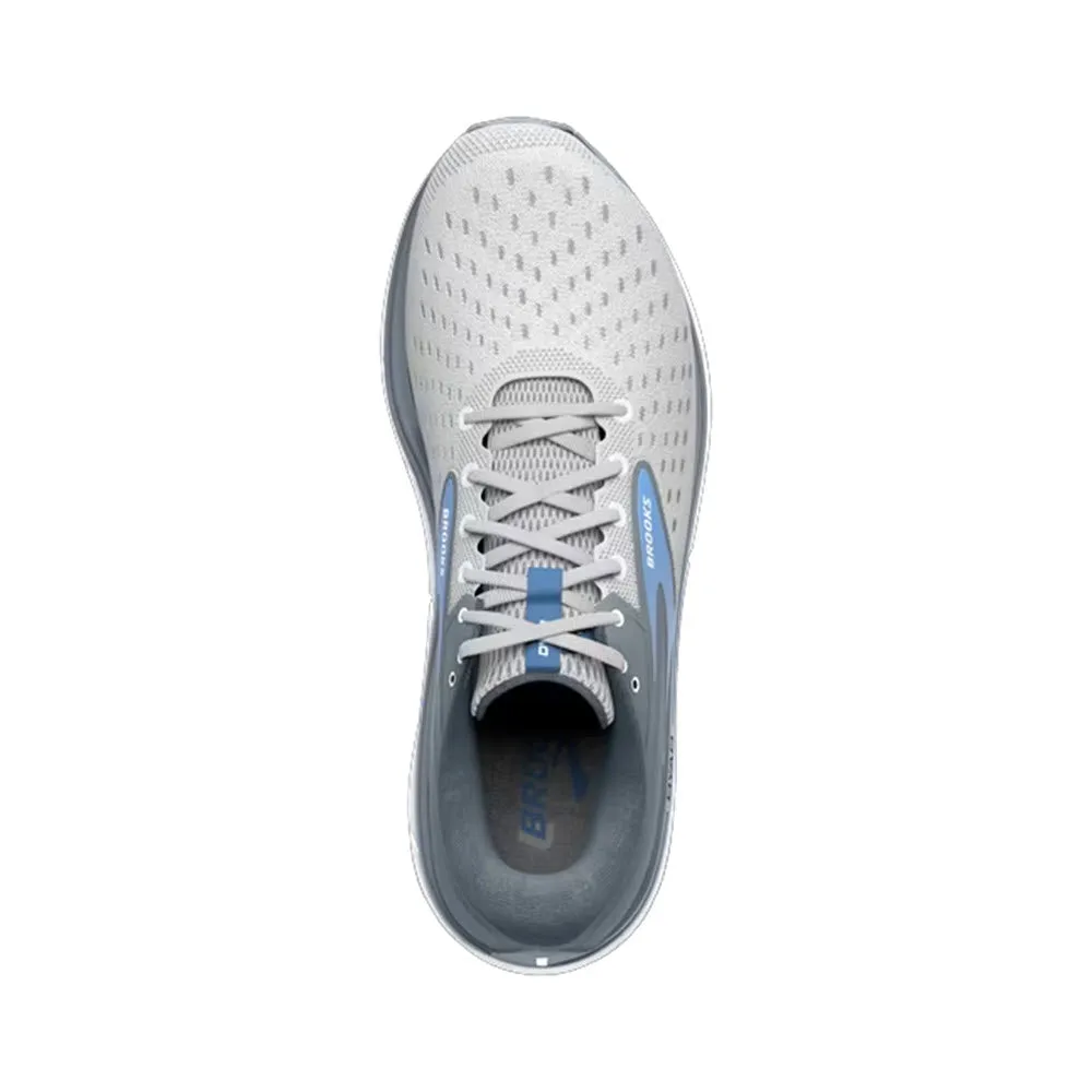 BROOKS DYAD 11 GREY/WHITE/BLUE - WOMENS