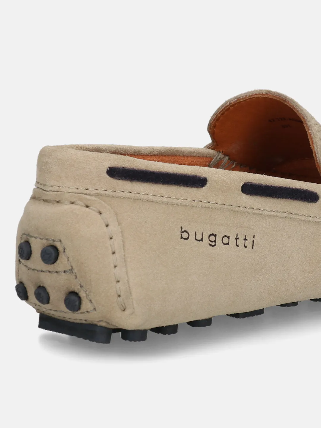 bugatti Sand Premium Leather  Slip On