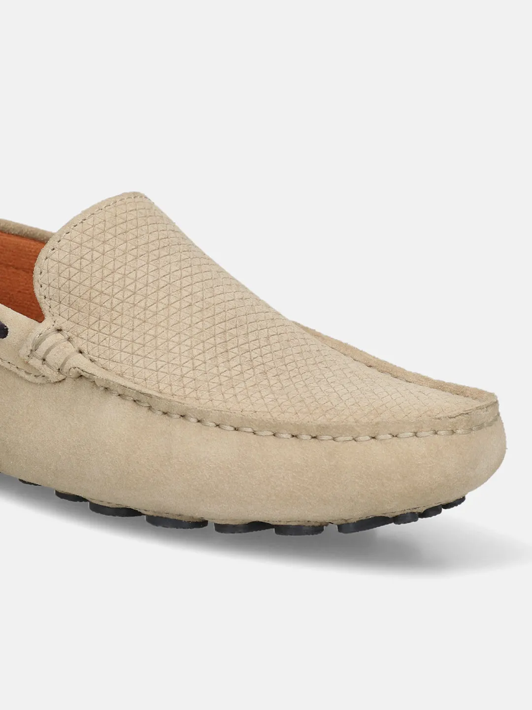 bugatti Sand Premium Leather  Slip On