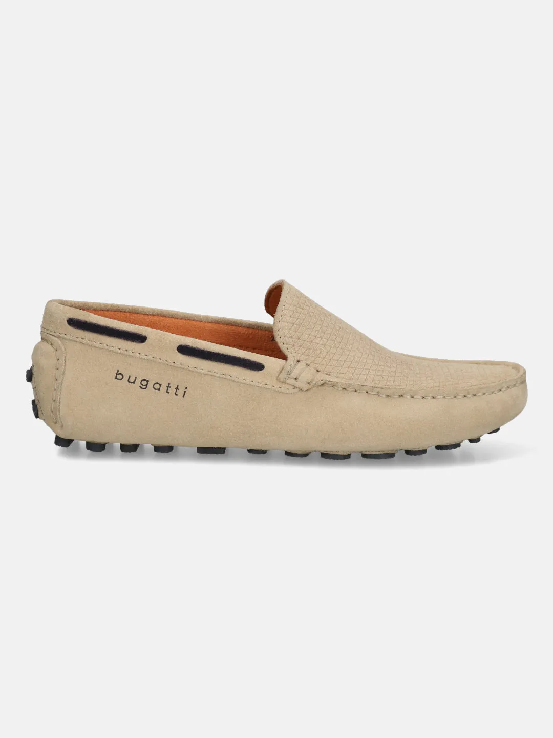 bugatti Sand Premium Leather  Slip On