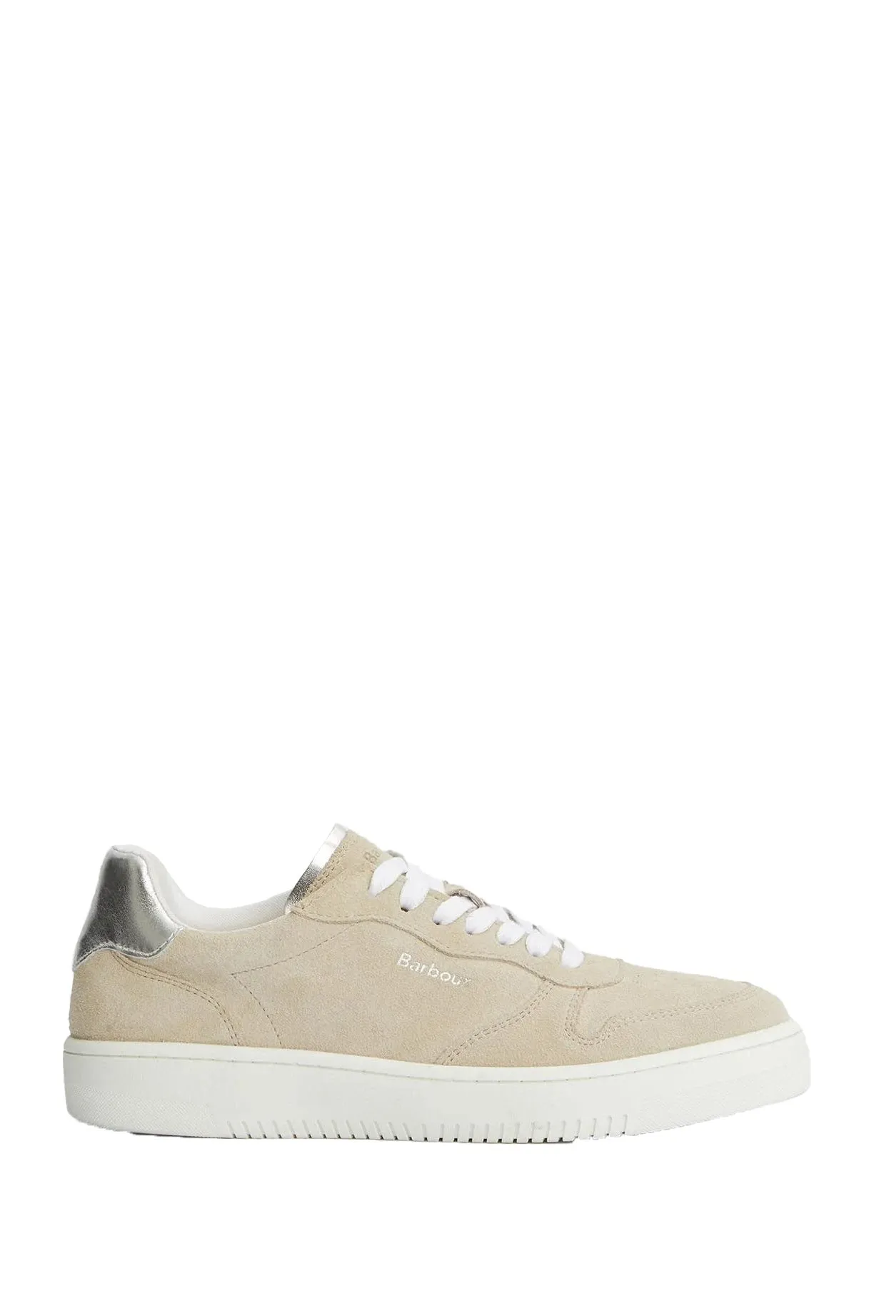 Celeste Trainers - Beige/Silver