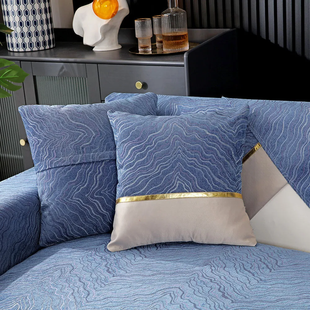 Chenille high-precision stitching elegant sofa cushion modern minimalist four seasons universal non-slip sofa cushion