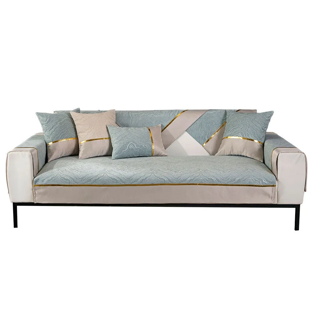 Chenille high-precision stitching elegant sofa cushion modern minimalist four seasons universal non-slip sofa cushion