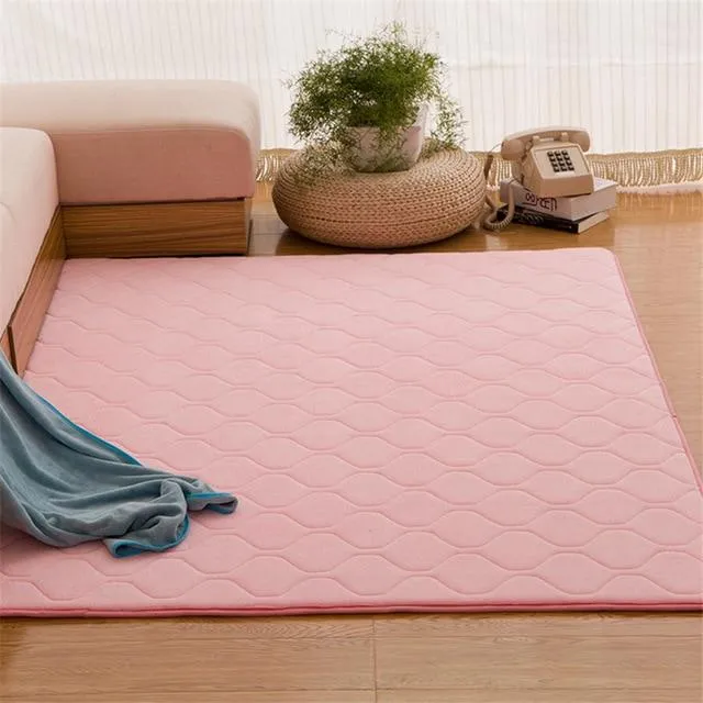 Classic Quilted Memory Foam Rug