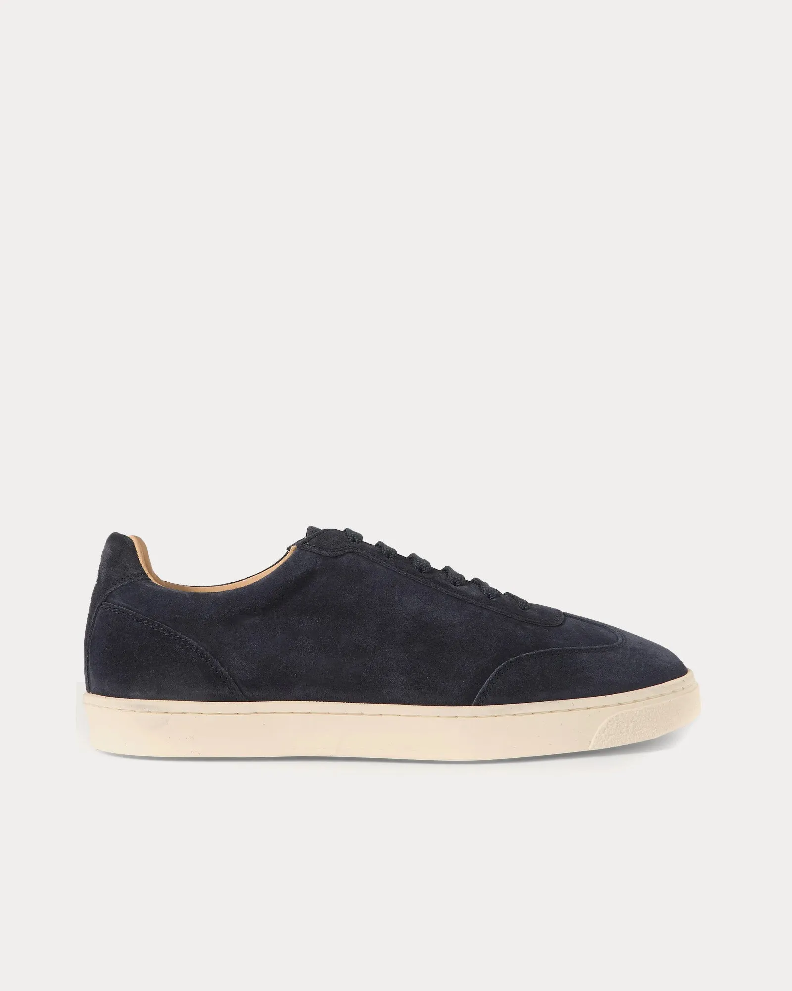 Coda di Rondine Suede Navy Low Top Sneakers