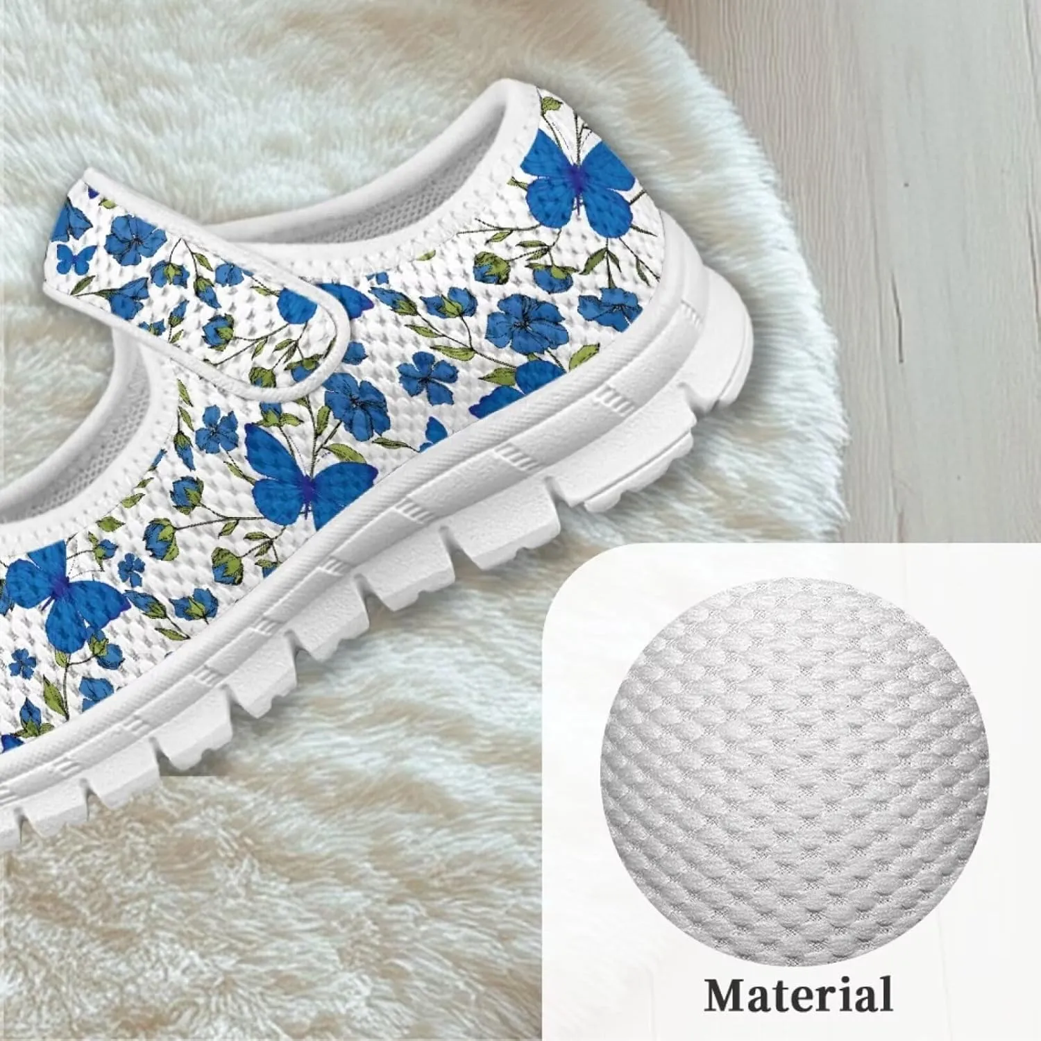 Coloranimal Mary Jane Flats Uniform Shoes for Girls Princess Shoes Girls' Flats Magic Sticker Shallow Mouth Dress Shoes with Anti Skid Sole