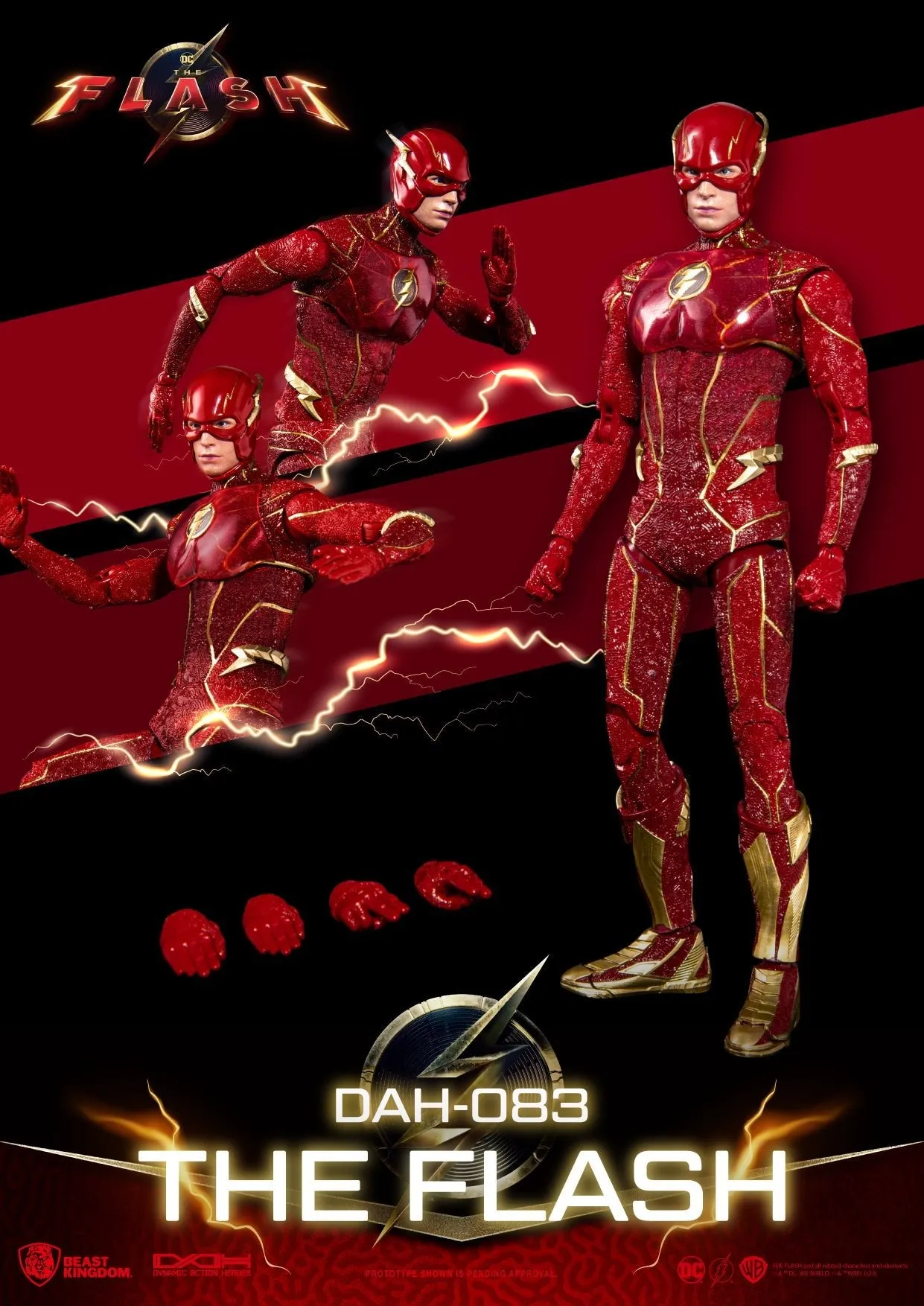 DC Flash Movie Dynamic 8ction Heroes DAH-083 The Flash