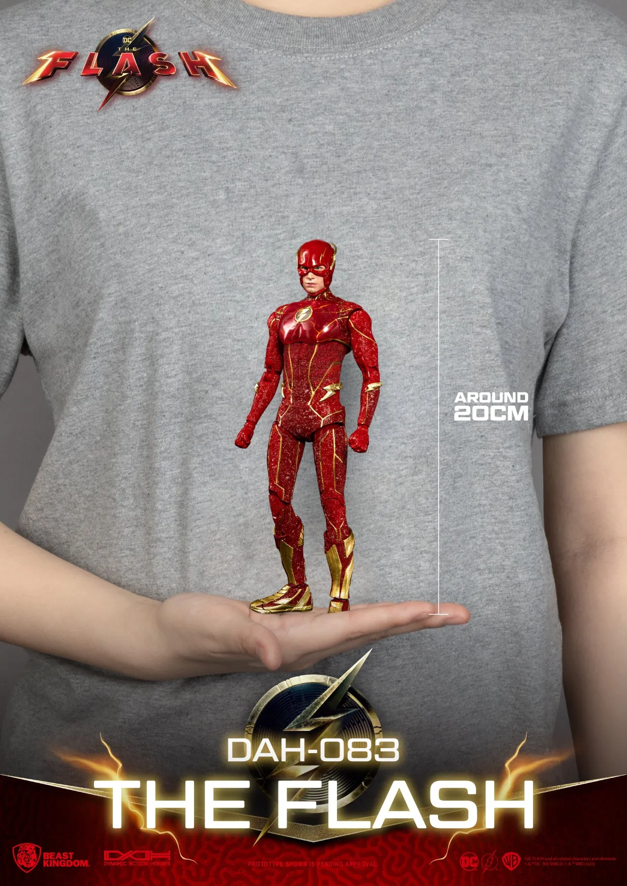DC Flash Movie Dynamic 8ction Heroes DAH-083 The Flash