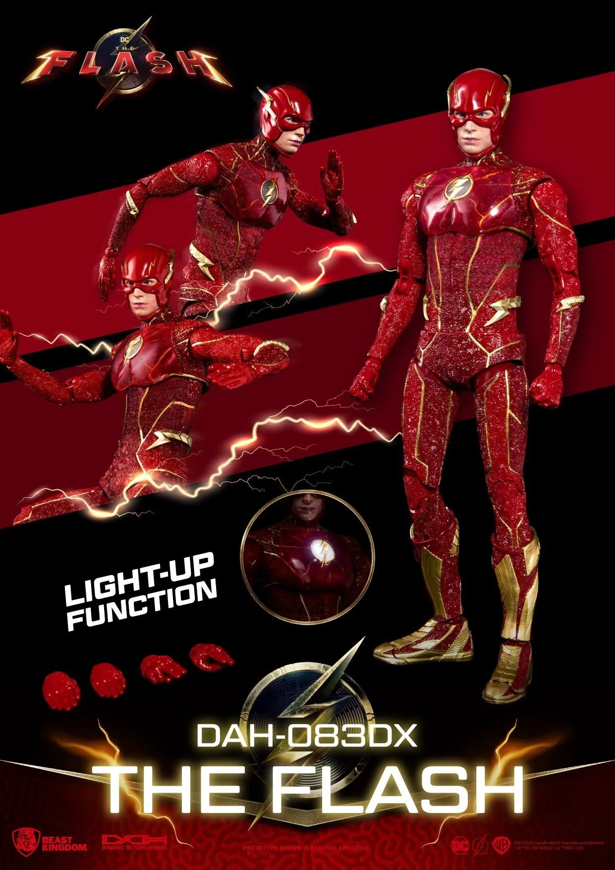 DC Flash Movie Dynamic 8ction Heroes DAH-083DX The Flash