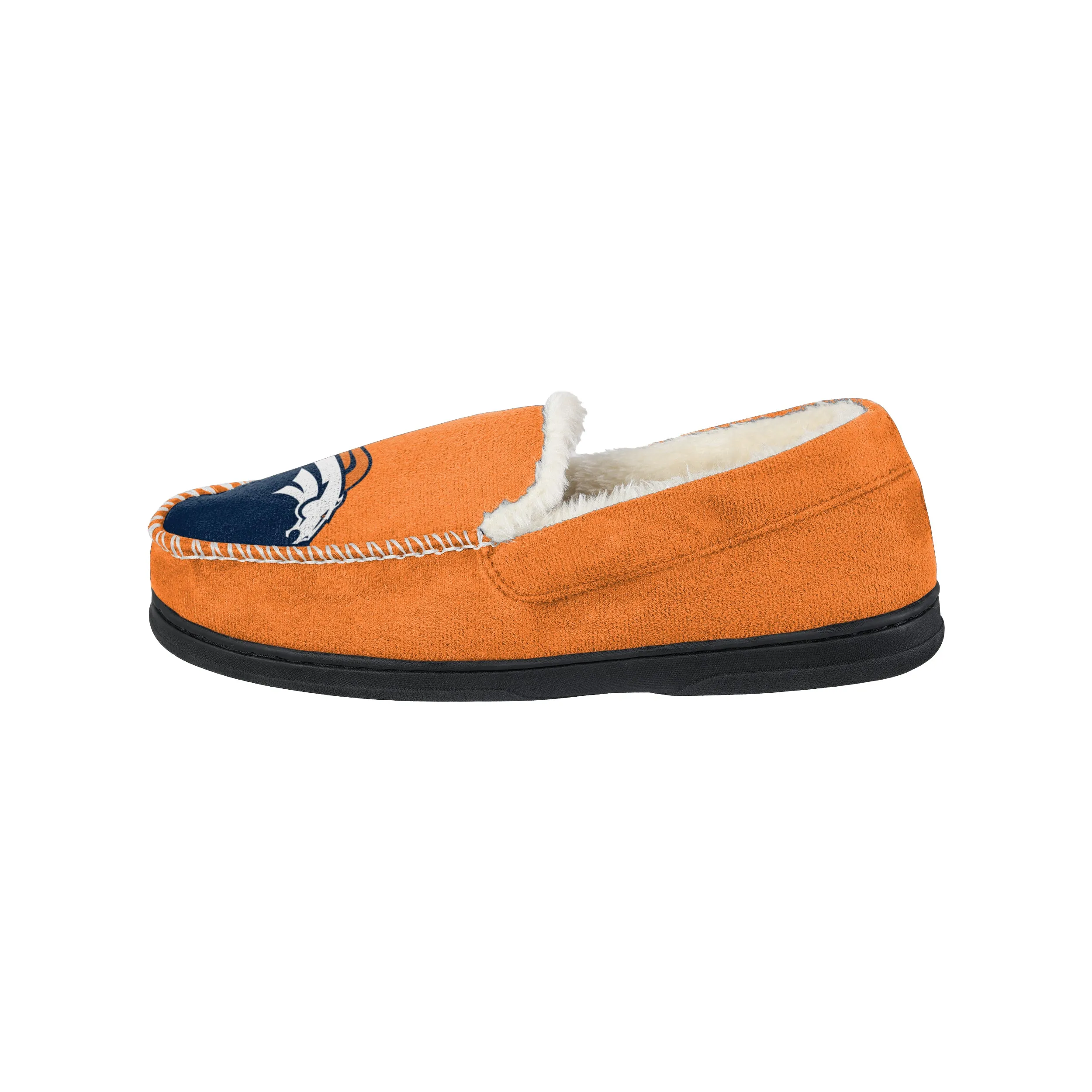 DENVER BRONCOS MEN'S COLOR BLOCK MOCCASINS