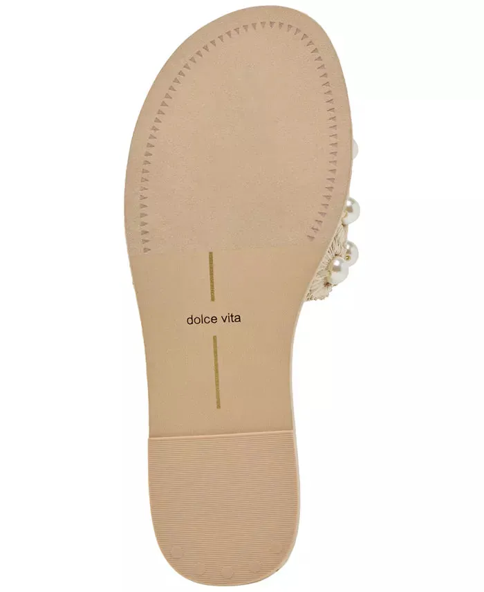 Dolce Vita Harlyn Pearl Sandals - Vanilla Raffia