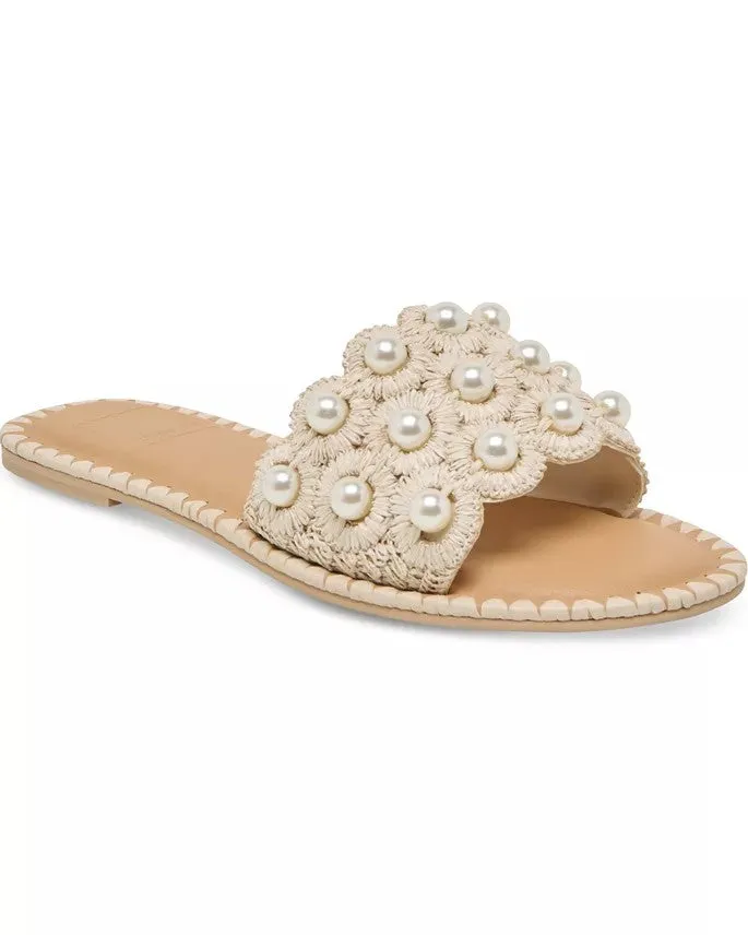 Dolce Vita Harlyn Pearl Sandals - Vanilla Raffia