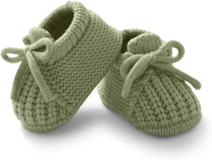 DovFanny Baby Booties Newborn Baby First Shoes Cozy Warm Knit Soft Booties for Toddler Infant Boy Girl