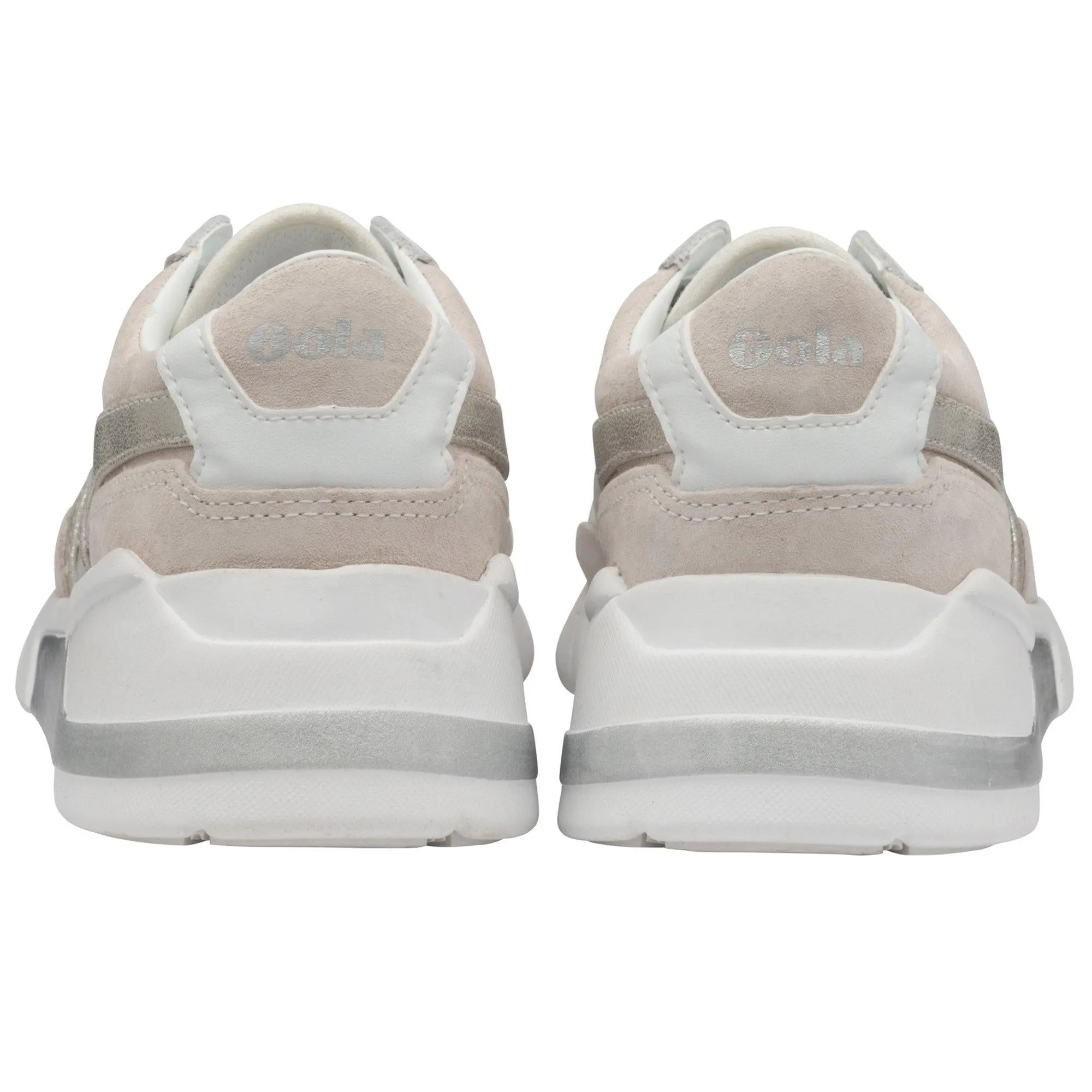 Eclipse Haze Metallic Trainer (White   Silver)
