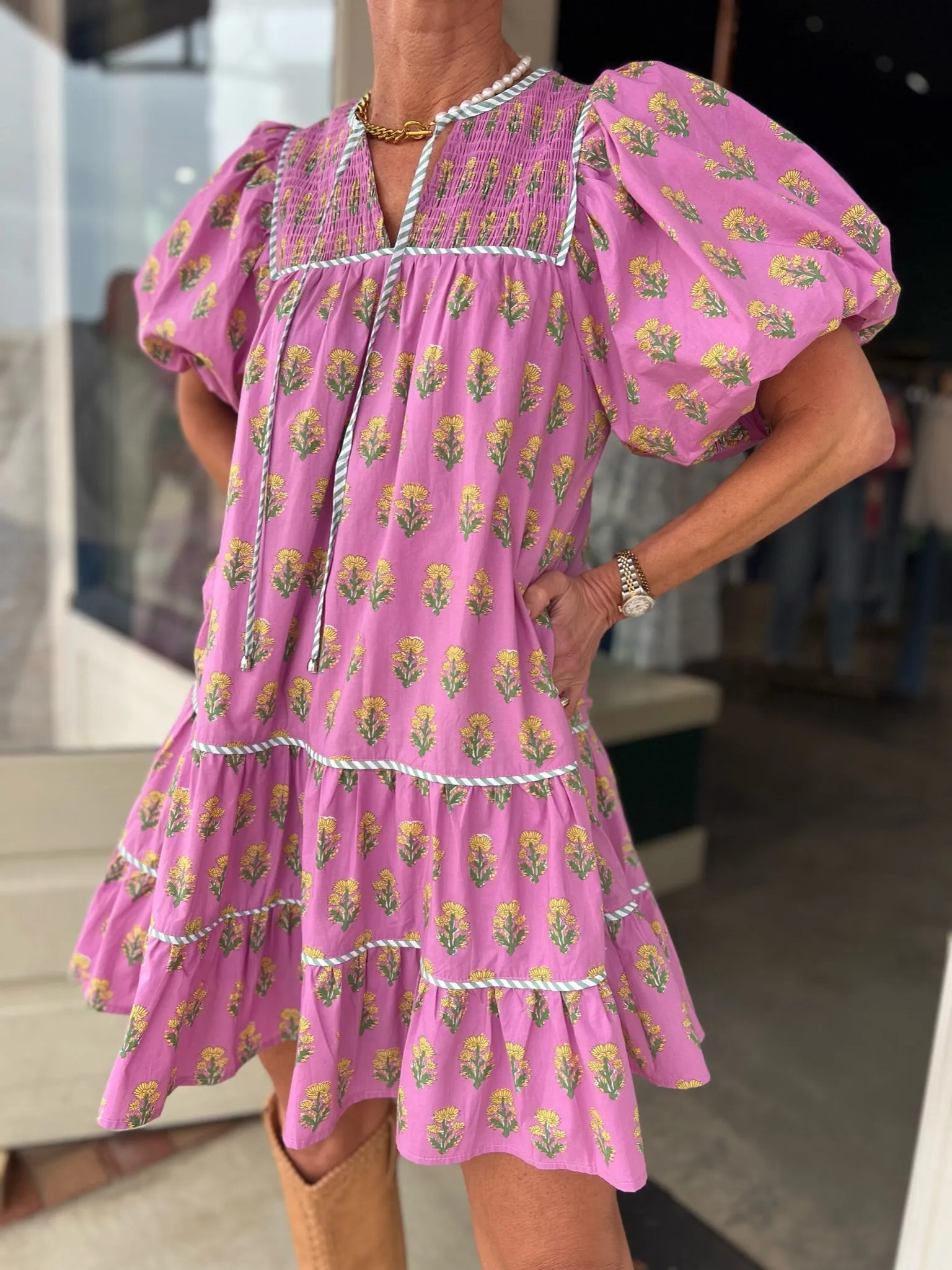 ENTRO Olivia Dress Orchid