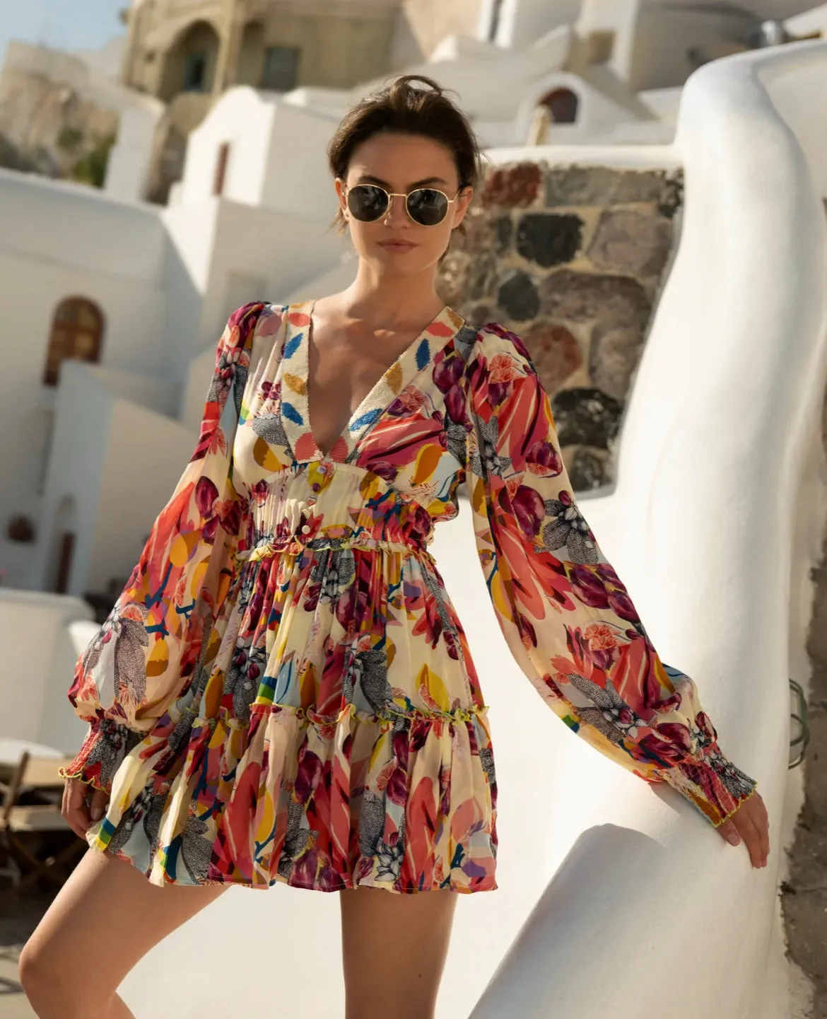 Evi Dress - Figs & Florals