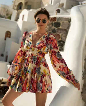 Evi Dress - Figs & Florals