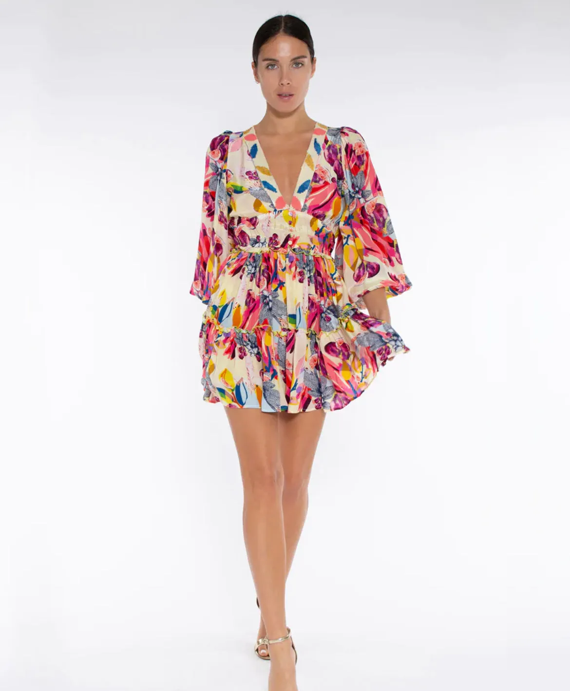 Evi Dress - Figs & Florals