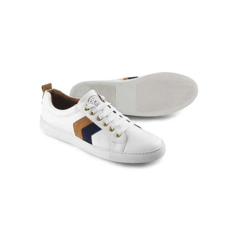 Fairfax & Favor Alexandra Ladies Trainer - Tan/Navy