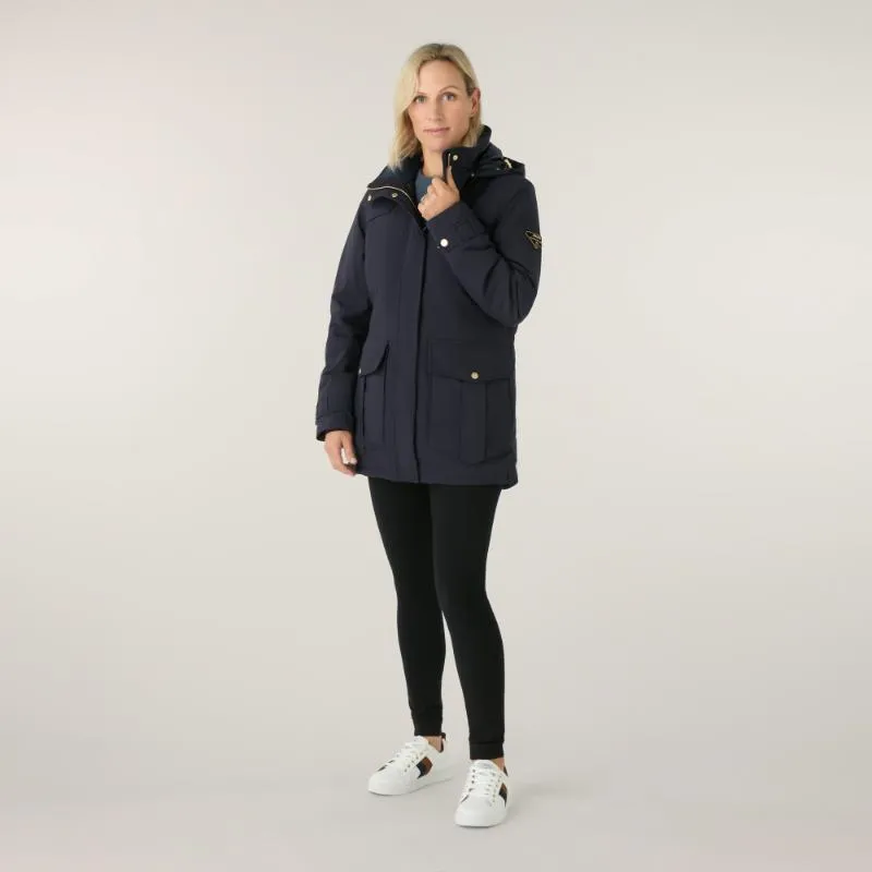 Fairfax & Favor Alexandra Ladies Trainer - Tan/Navy