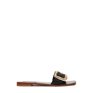 Farrah Sandal BLACK LEATHER
