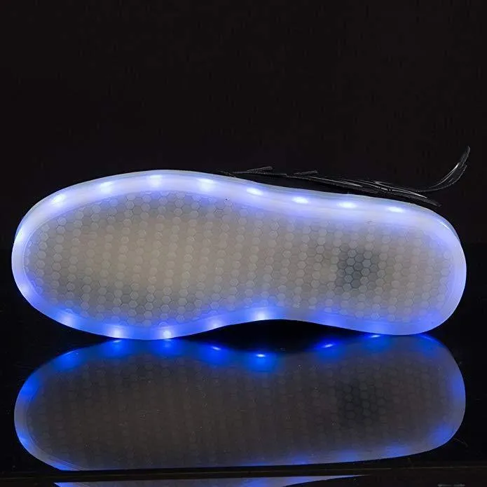 Flashez Black - LED Thunder Kids Shoes