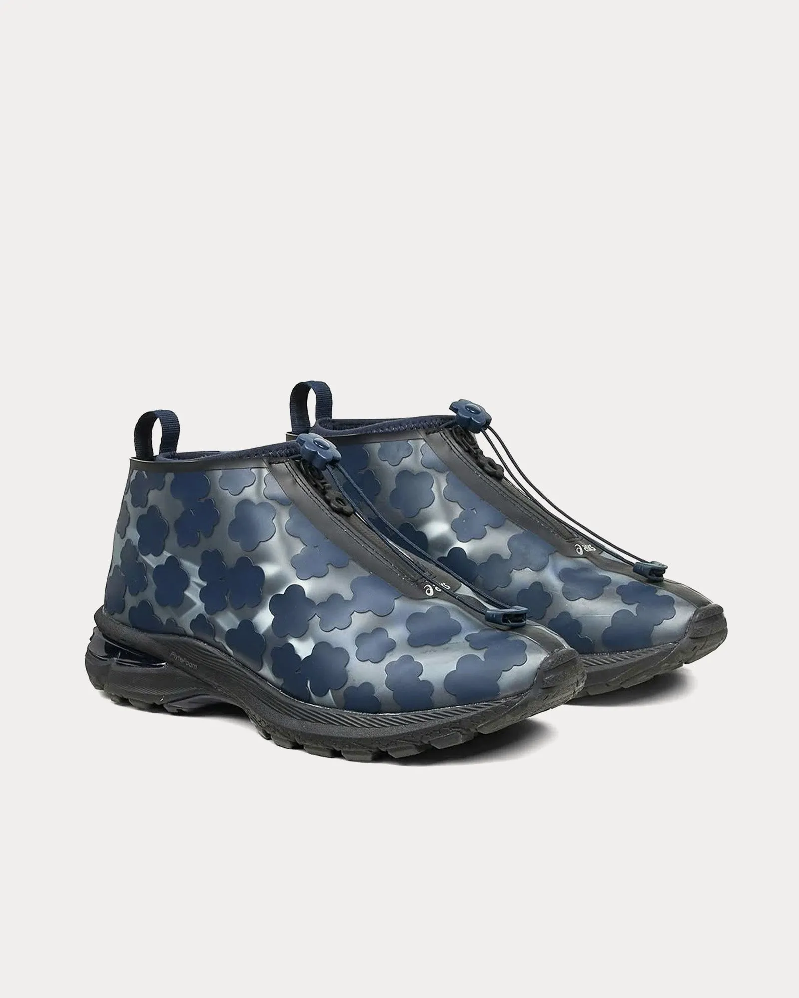 Gel-Terrain MT Midnight / Pure Silver Mid Top Sneakers